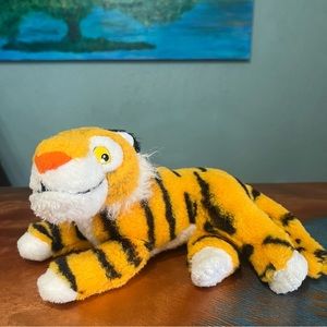 Vintage Rajah Tiger Plush Toy Stuffed Animal 1992 Mattel Aladdin Jasmine